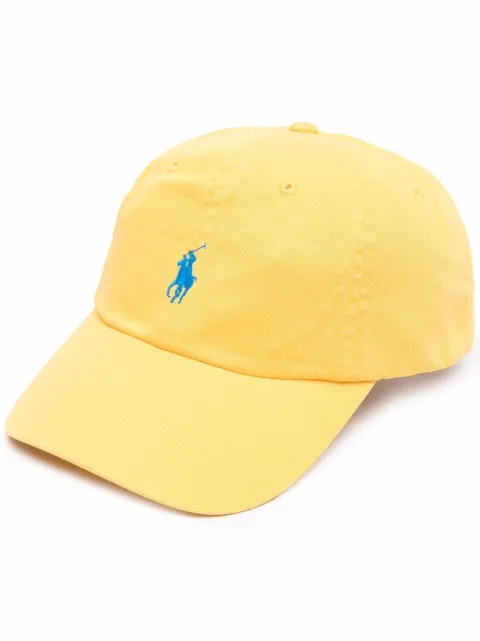 Polo Ralph Lauren embroidered-logo baseball cap Yellow 710667709080