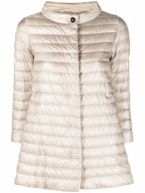 Herno button-up padded jacket Neutrals PI0767DIC12017