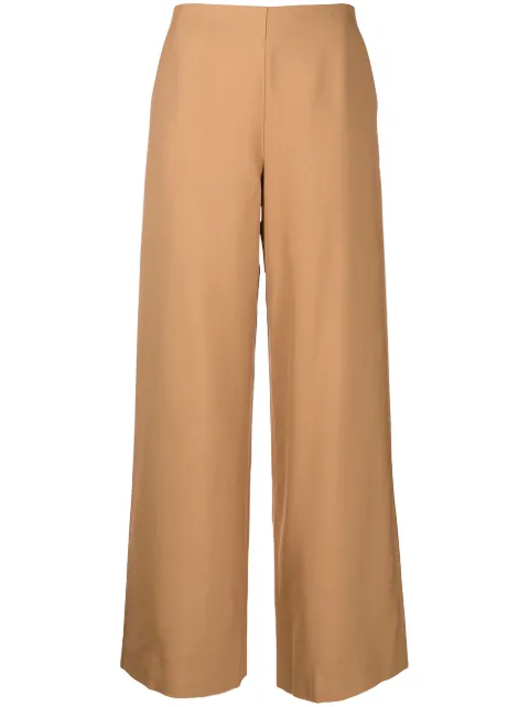 GOODIOUS wide-leg trousers Brown GDS22P02
