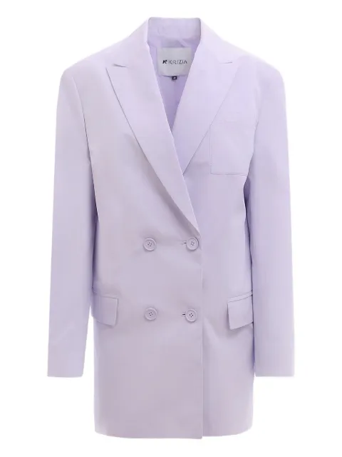 Krizia button jacket Purple J1CX12283