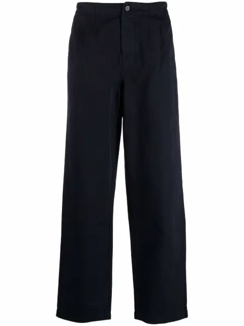 Orlebar Brown mid-rise straight-leg trousers Blue 275718