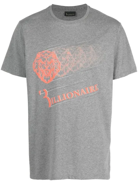 Billionaire short-sleeve cotton T-shirt Grey IABCMTK5531BTE014N