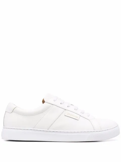 Billionaire leather low-top sneakers White IABSMSC3531BLE001N
