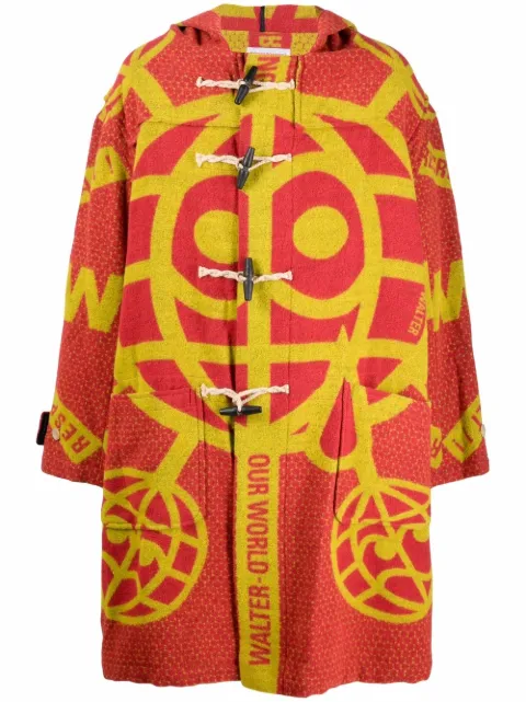 Walter Van Beirendonck Pre-Owned 2000s Puk-Pukcoat hooded coat Yellow WLT105PT