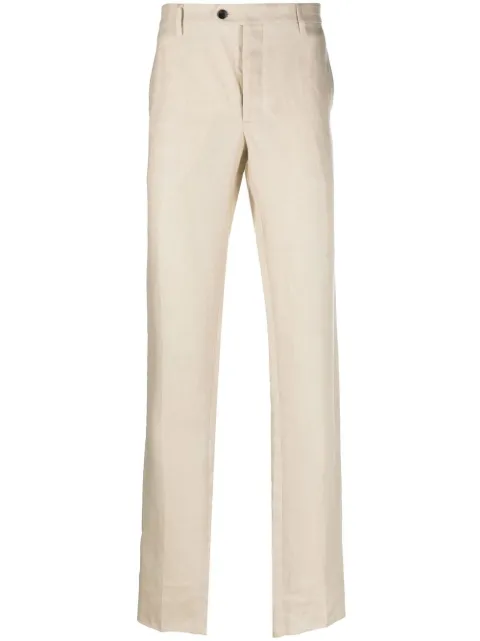 Billionaire linen tailored trousers Neutrals IABCMRF1530BTE004N