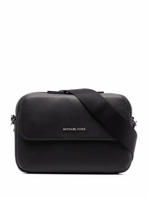 Michael Kors logo-plaque leather shoudler bag Black 33S0LHDC5L