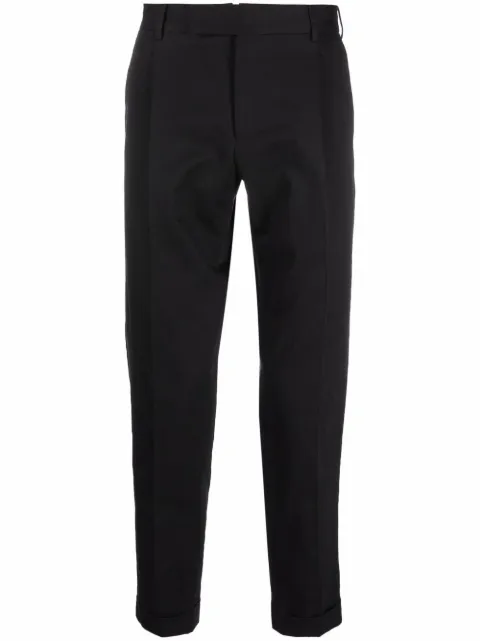 PT Torino slim-cut chinos Black CORSZAZ40FWDBP44