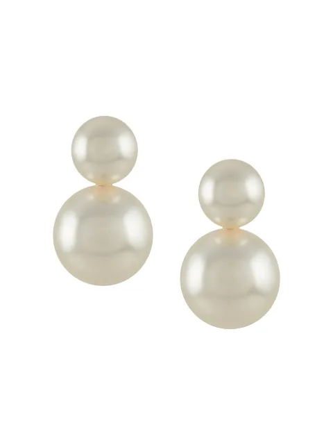 Jennifer Behr Iris pearl-detail earrings White 76RA22PEARL
