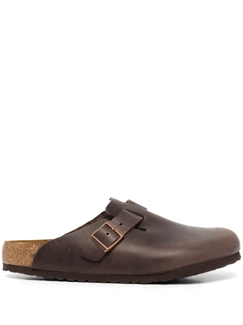 Birkenstock buckle-fastening mules Brown 0159711