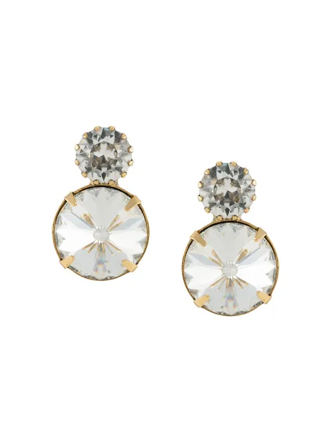 Jennifer Behr Myrla crystal earrings Gold 50RA45CRYSTALANTIQUEGOLD