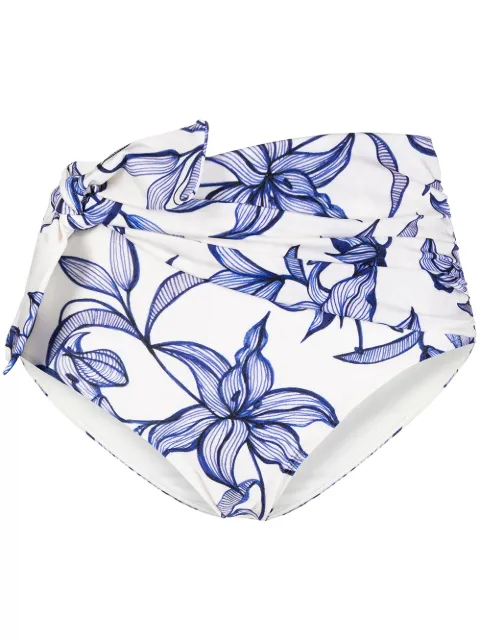 PatBO stargazer-print high-waisted bottoms Blue HOT19783US