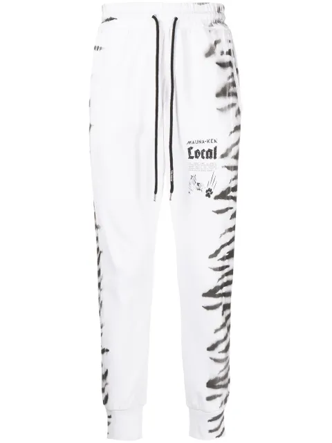 Mauna Kea tiger-print track pants White LCM227100