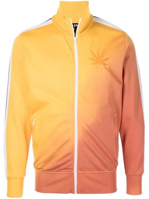 Palm Angels degradé-effect track jacket Orange PMBD001G21FAB0012520