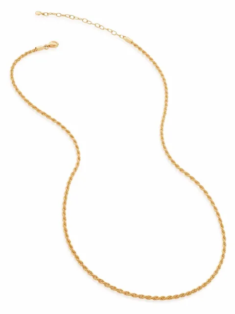 Monica Vinader Rope Chain necklace Gold GPCHLR18NON