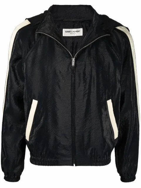 Saint Laurent lightweight zip-up jacket Black 684942Y2E80