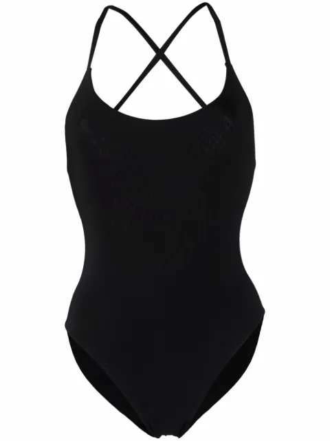 LIDO criss-cross back swimsuit Black UNO