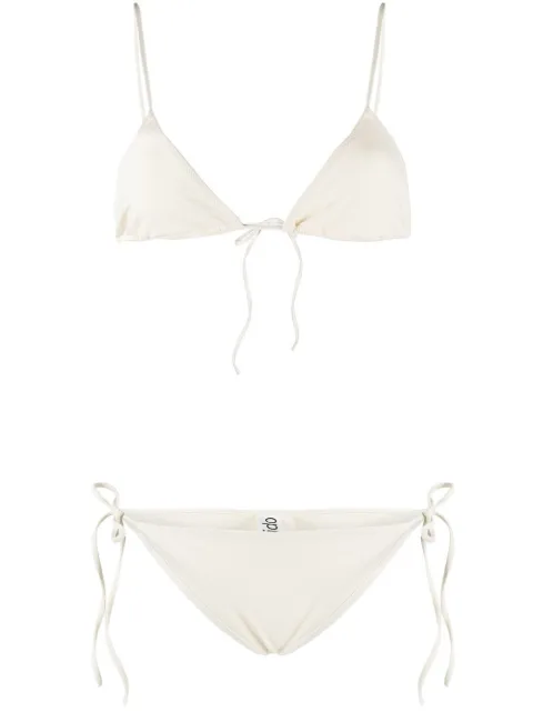LIDO self-tie mid-rise bikini Neutrals VENTI
