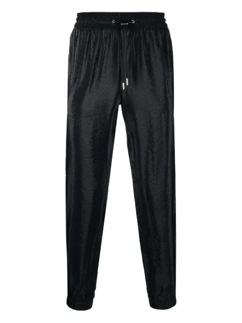 Saint Laurent side-stripe tapered trousers Black 683661Y2E80