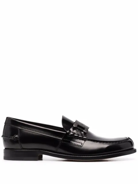 Tod's chain-link detail loafers Black XXM26C0EO40AKT