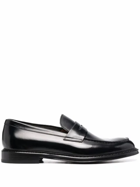 Doucal's penny leather loafers Black DU2405PHOEUY007NN00