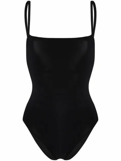 LIDO square-neck slip-on one-piece Black TRE