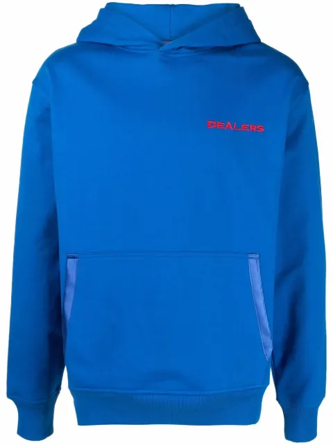 Just Don embroidered-Dealers hoodie Blue 32JUSM32226331
