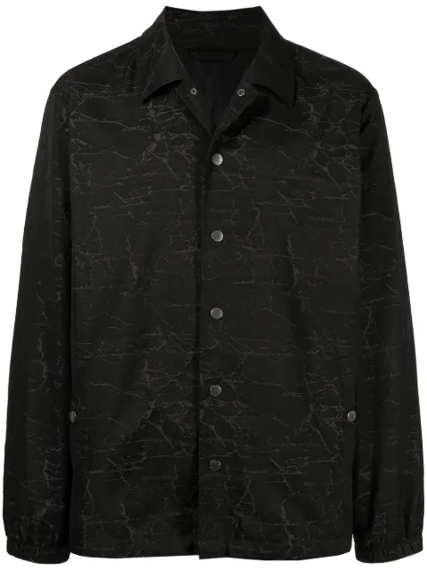 Ports V patterned button-up shirt Black VD8JSB01PFP038
