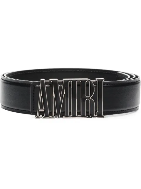 AMIRI nappa core 4cm belt Black PF22MAL002