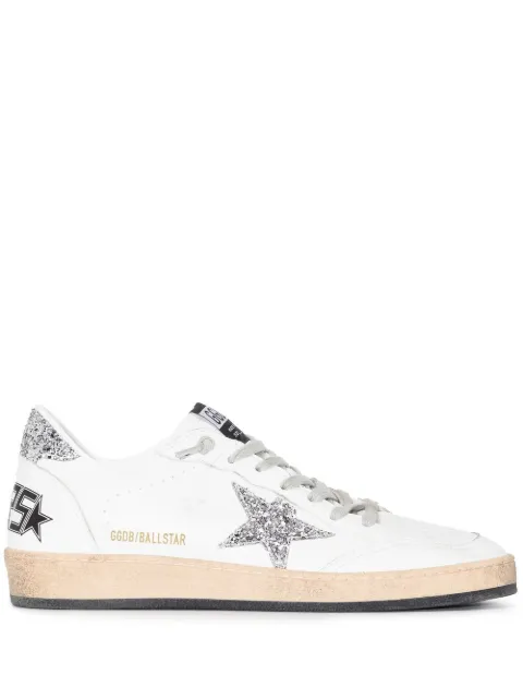 Golden Goose Ball Star glitter-star sneakers White GWF00117F003773