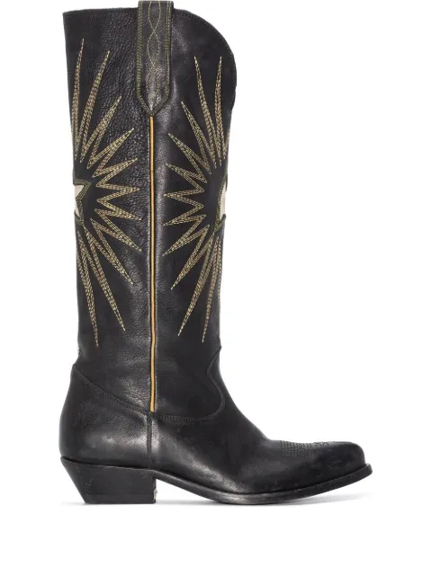 Golden Goose Wish Star mid-calf boots Black GWF00135F000571