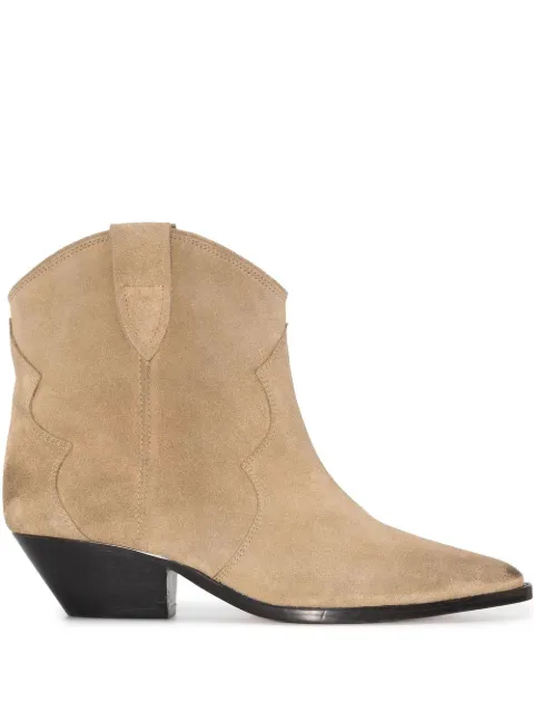 ISABEL MARANT Dewina 40mm cowboy boots Neutrals BO017400M015S