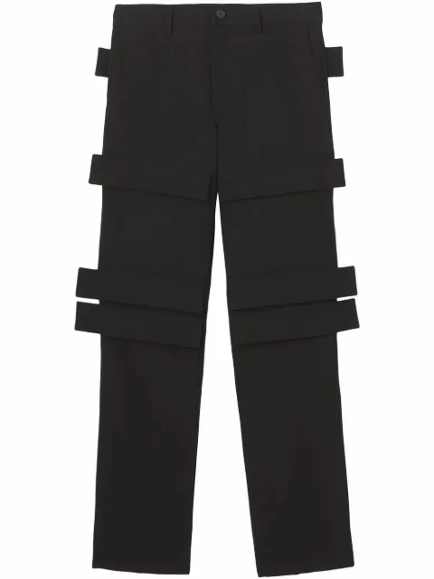 Burberry panel-detail cargo trousers Black 8051913