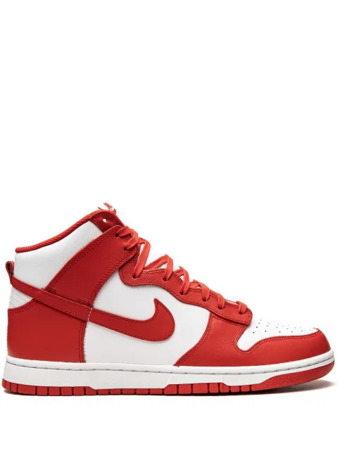 Nike Dunk High "White/University Red" sneakers White DD1399