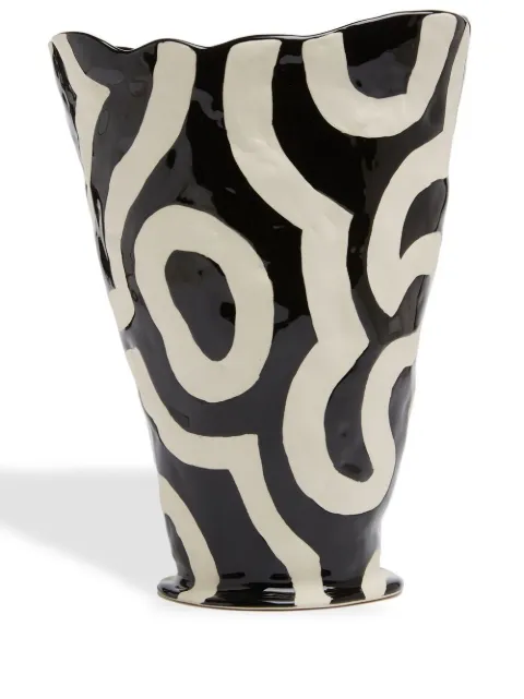 HAY Shadow monochrome vase (25cm) Black 541358