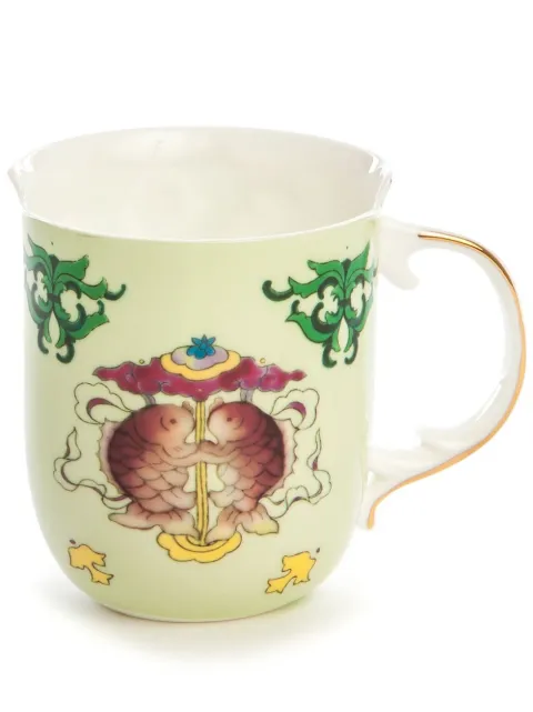 Seletti Hybrid Anastasia porcelain mug White 09751