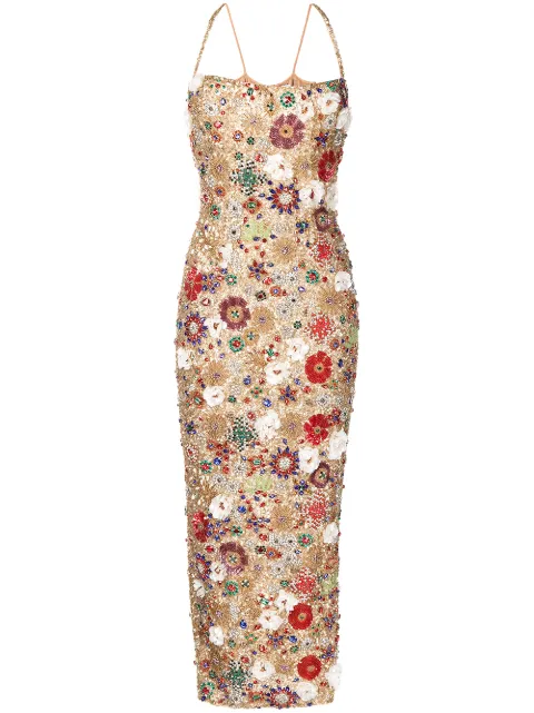 Rachel Gilbert Francesca sequin-embellished gown Neutrals 22PFRG61105MLT