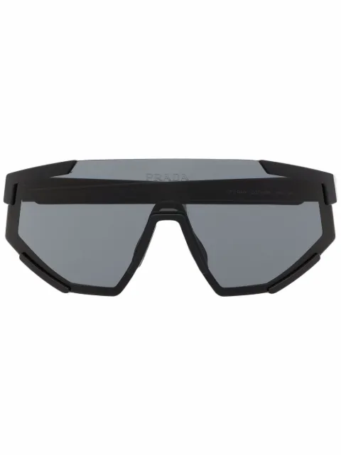 Prada Eyewear oversized sunglasses Black SPS04WDG006F