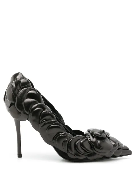 Valentino Garavani Rose stiletto pumps Black WS0AR6HLK