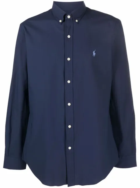 Polo Ralph Lauren embroidered polo-pony shirt Blue 710832480001