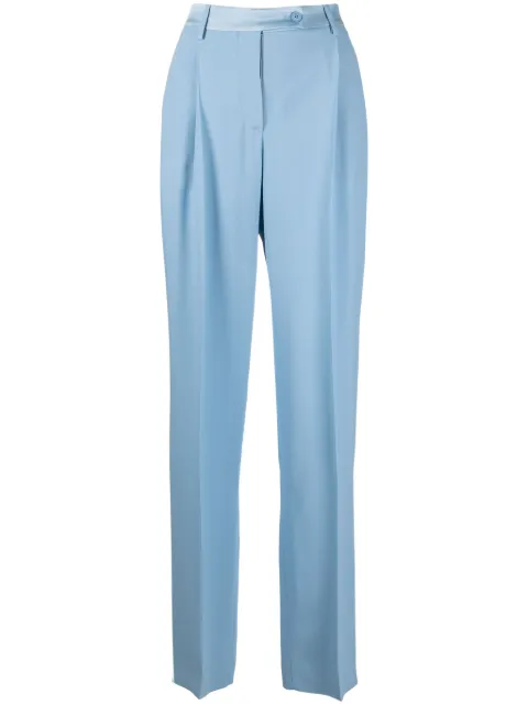 Alberta Ferretti high-waist tailored trousers Blue A03241618
