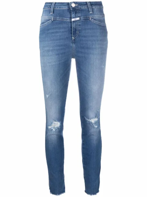 Closed distressed slim-fit jeans Blue C9123104R5H
