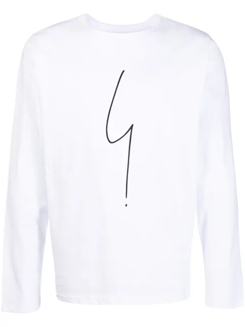agnès b. Coulos long-sleeved T-shirt White EA64SE30