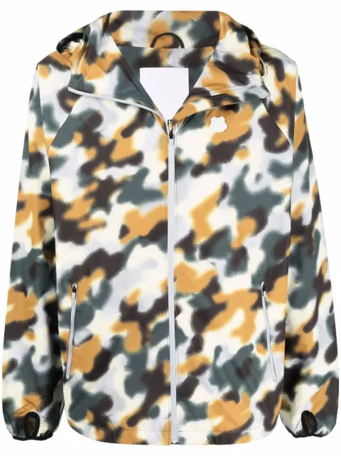 Kenzo blurred camouflage lightweight jacket Black FC55BL1559NL