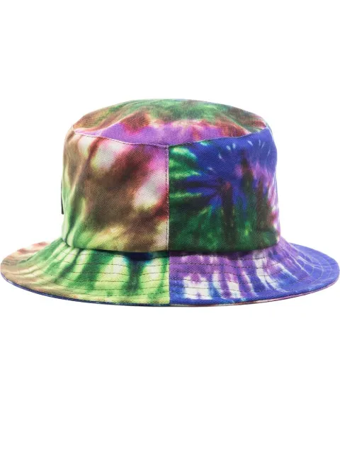 JW Anderson tie-dye logo bucket hat Green AC0176FA0155398