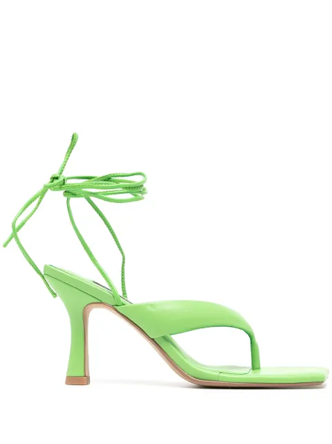 Senso Ultima 80mm flip-flop sandals Green ULTIMA