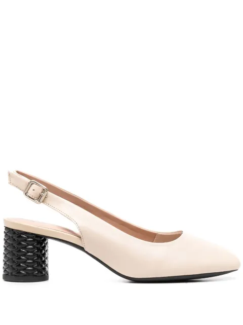 Geox block-heel slingback pumps Neutrals D02GHA000TU