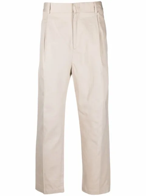 MARANT tailored-cut cropped trousers Neutrals PA207922P016H