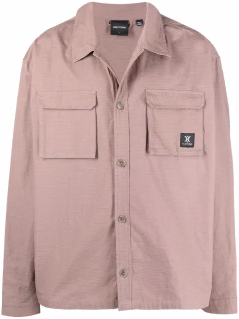 Daily Paper Marlon oversized shirt jacket Neutrals 2211194