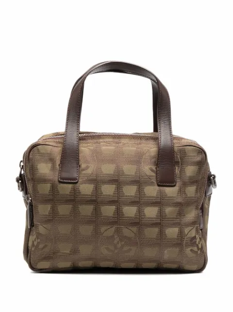 CHANEL Pre-Owned 2002-2003 Choco Bar holdall Green CHA1800NA