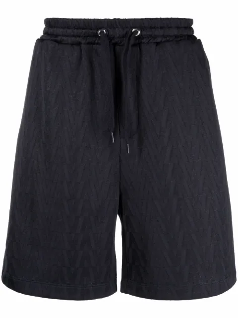 Valentino Garavani monogram jersey track shorts Blue VMD02C842